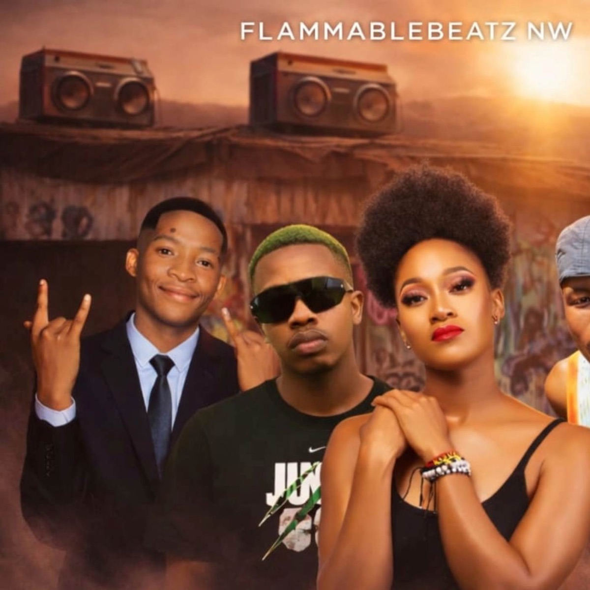 Mmapateni (Original) [feat. EMMA_WALE_EAZY, VILLAGEGIRL_RSA & R3PPARSON MSHIMANE] - Single by Flammablebeatz NW album cover