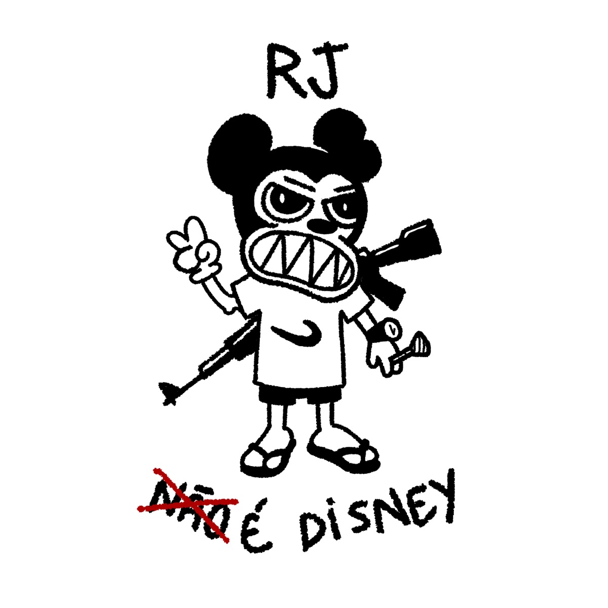 RJ não é Disney freestyle (feat. FATS) - Single by Bruno Calmo album cover