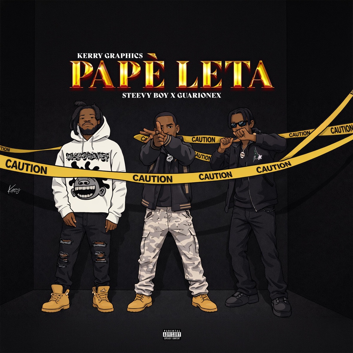 PA PÈ LETA (feat. Guarionex & Steevy Boy) - Single by kerry graphics album cover