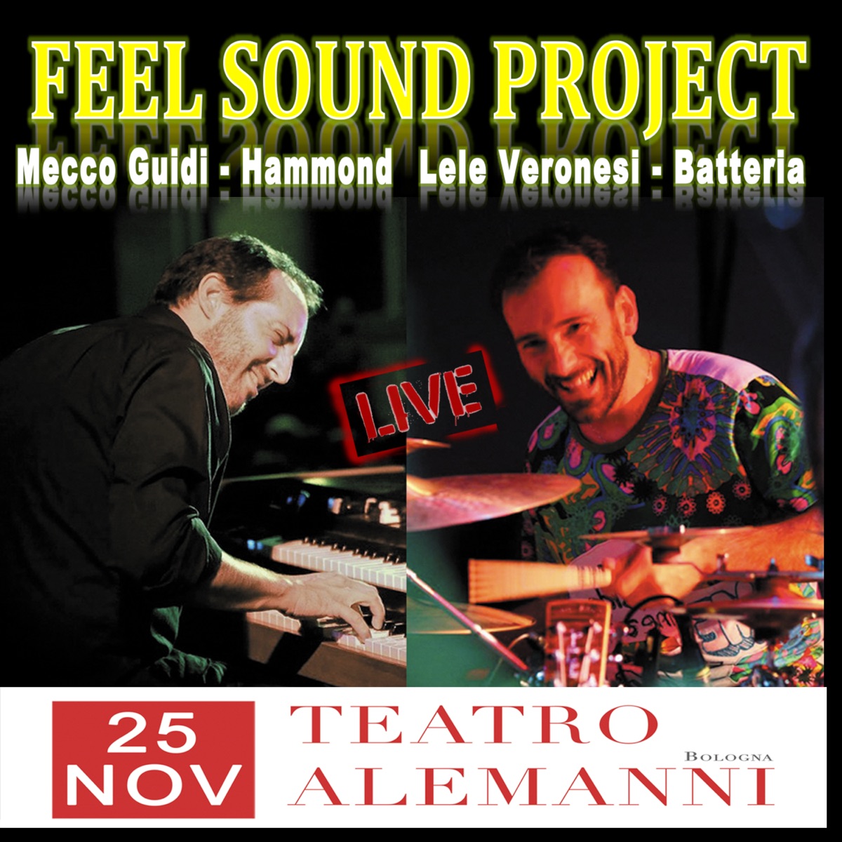 Feel Sound Project Live by Mecco Guidi album cover