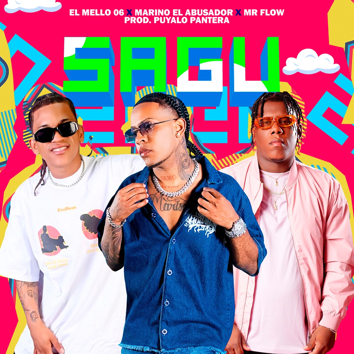 Sagu - Single by El Mello 06, Mr Flow, Puyalo Pantera & Marino El Abusador album cover