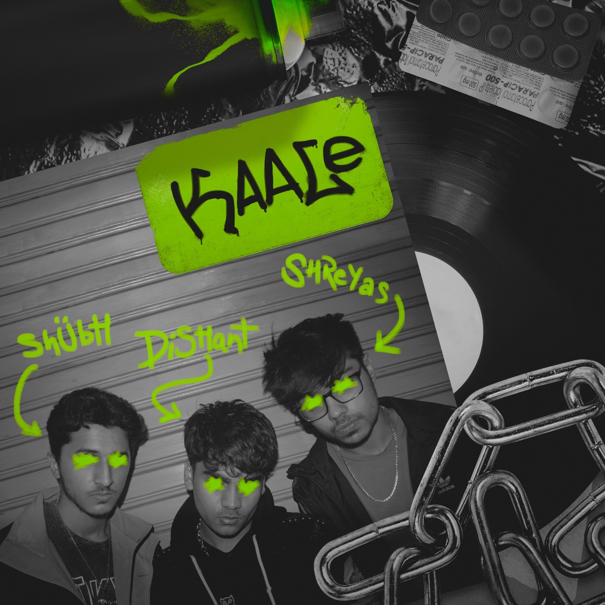 Kaale - Single by Dishant, Shreyas & shubh album cover