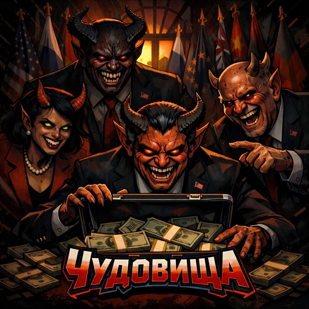 Чудовища - Single by Bandit777 & Basstard album cover