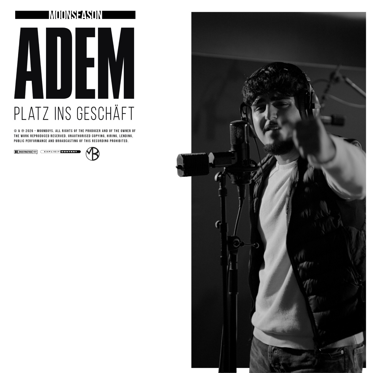 Platz ins Geschäft - Single by Adem & Moonseason album cover