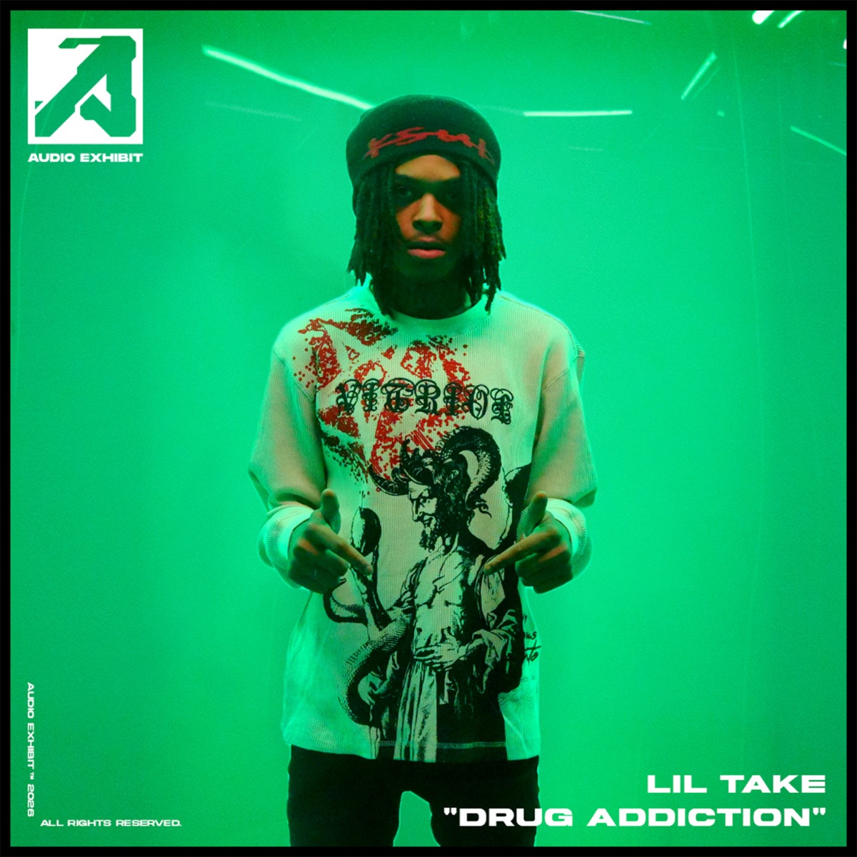 Drug Addiction (Audio Exhibit Live Performance) - Single by Audio Exhibit & Lil Take album cover