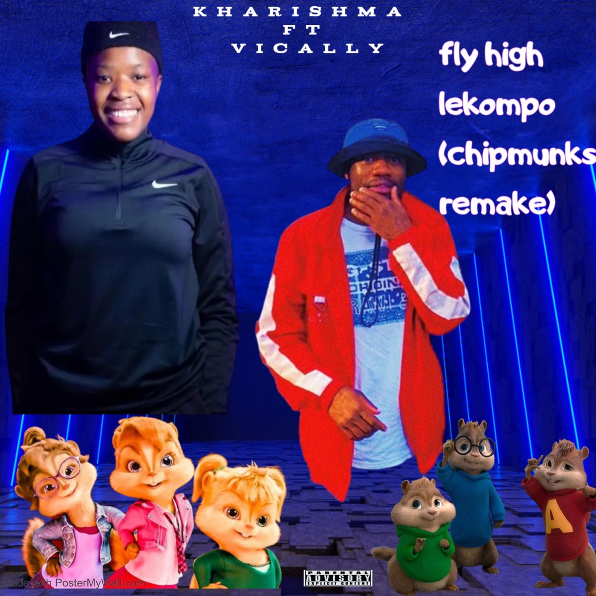 Fly high lekompo (remake)Chimpmaks (feat. Kharishma, Buddysax & King salah) [Radio Edit] - Single by Vically album cover