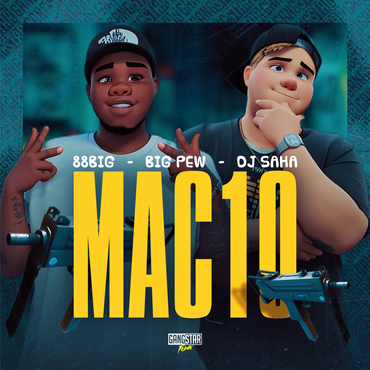 Mac10 - Single by 88Big, BIG PEW & Dj Saha album cover