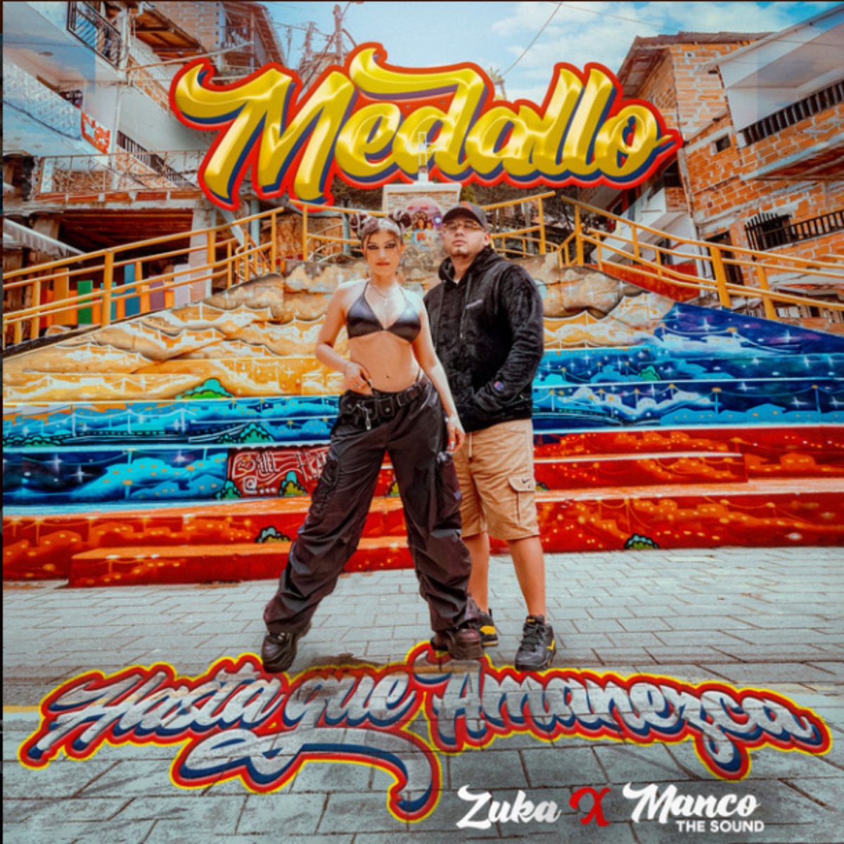 Medallo Hasta Que Amanezca - Single by Manco the Sound & Zuka album cover