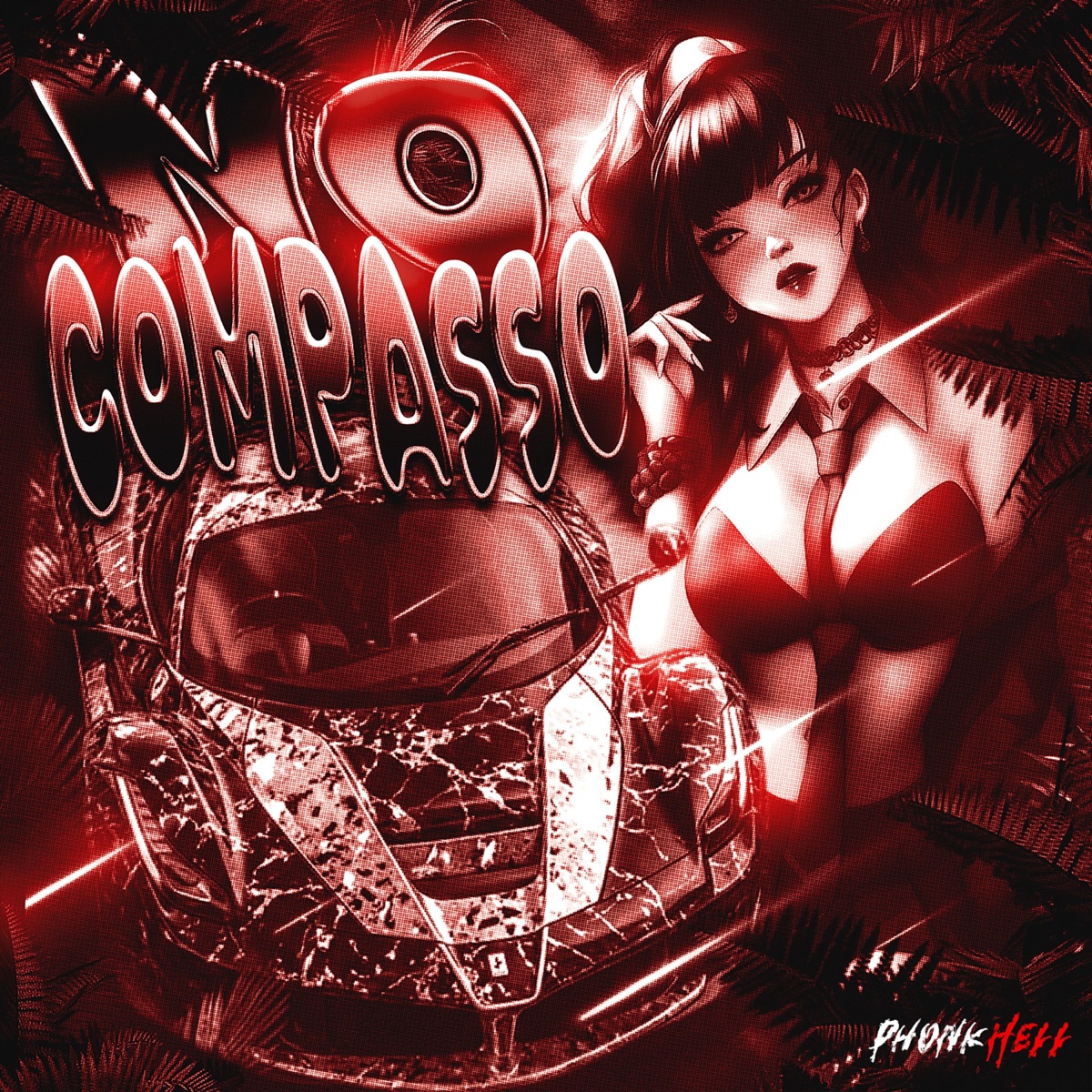 NO COMPASSO - Single by DJ CXRTOON 3 & LxgusPhonk album cover