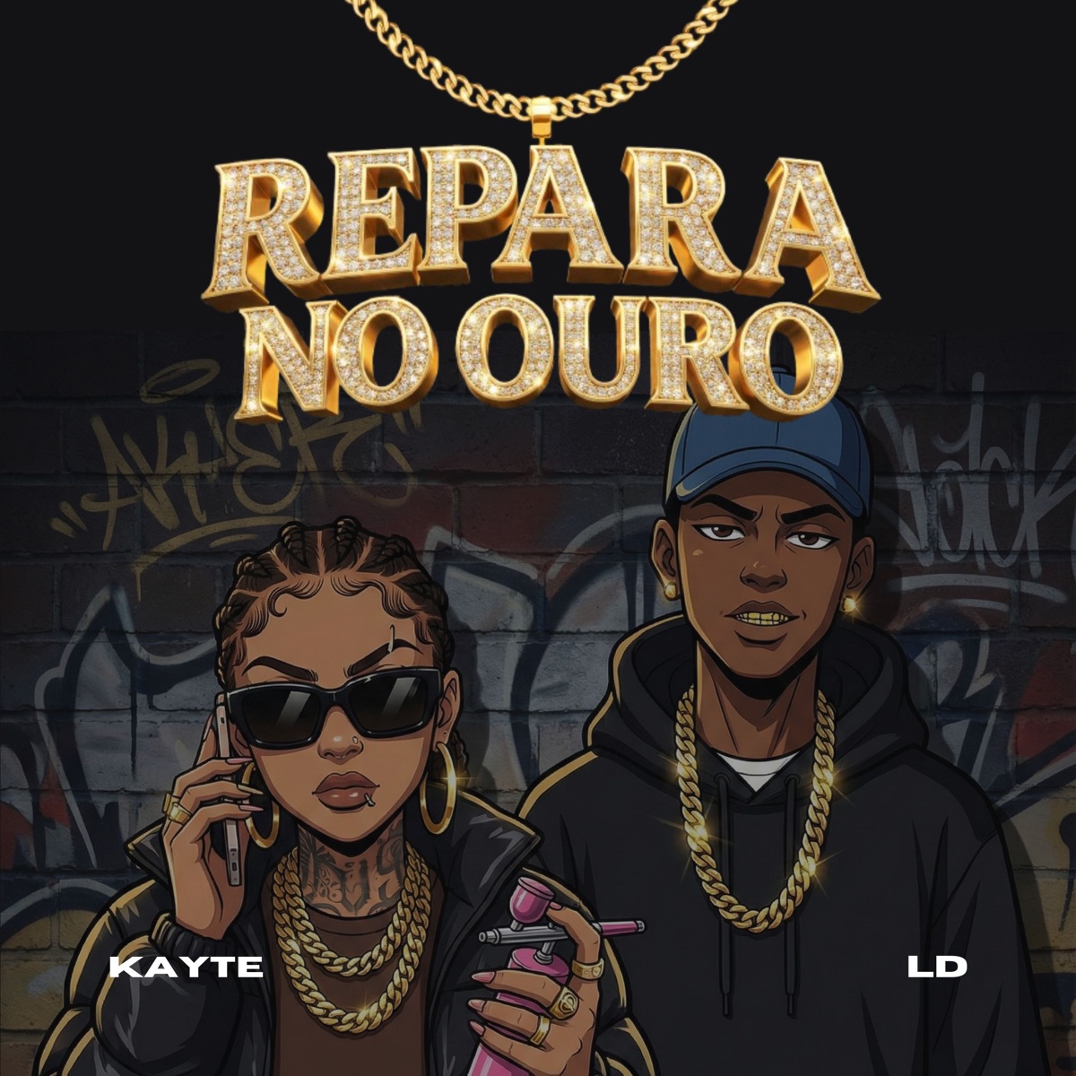 Repara no Ouro (feat. DelRare & Caio Cruz) - Single by Kay_teeeee & OG.LD album cover
