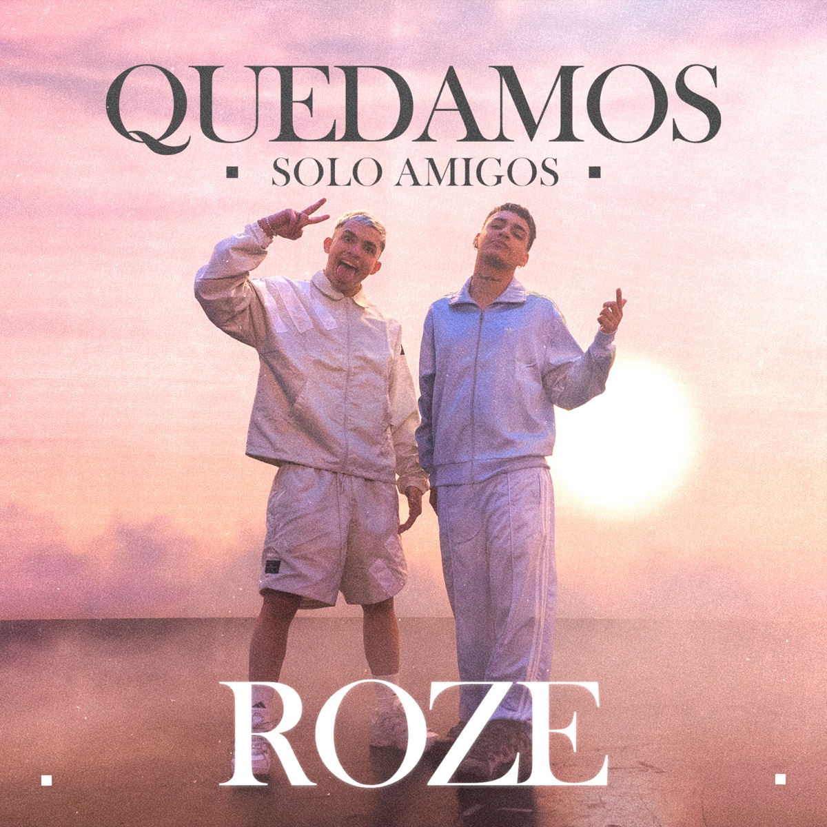 Quedamos solo amigos - Single by Roze Oficial album cover
