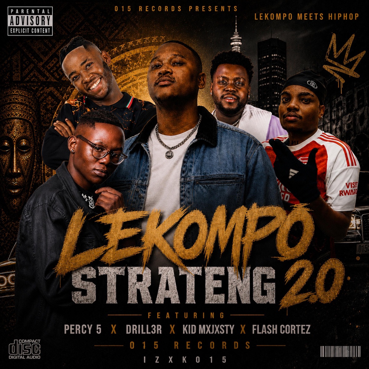 LEKOMPO STRATENG 2.0 (feat. Percy 5, Kid Mxjxsty, Drill3r_SA & Flash Cortez) - Single by IZXK015 album cover