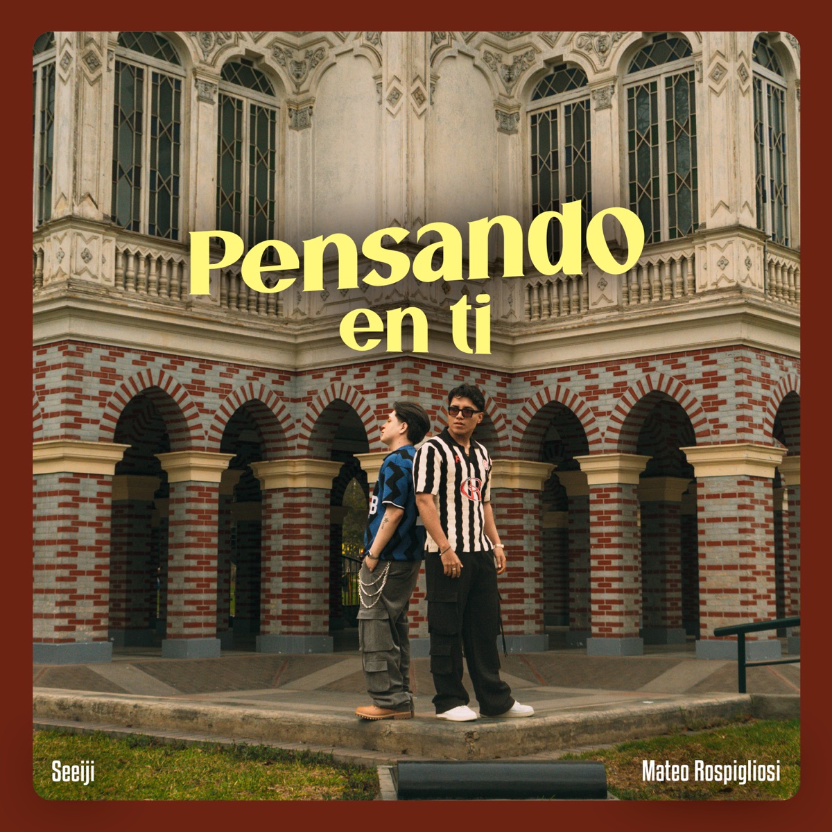 Pensando En Ti - Single by Mateo Rospigliosi & Seeiji album cover