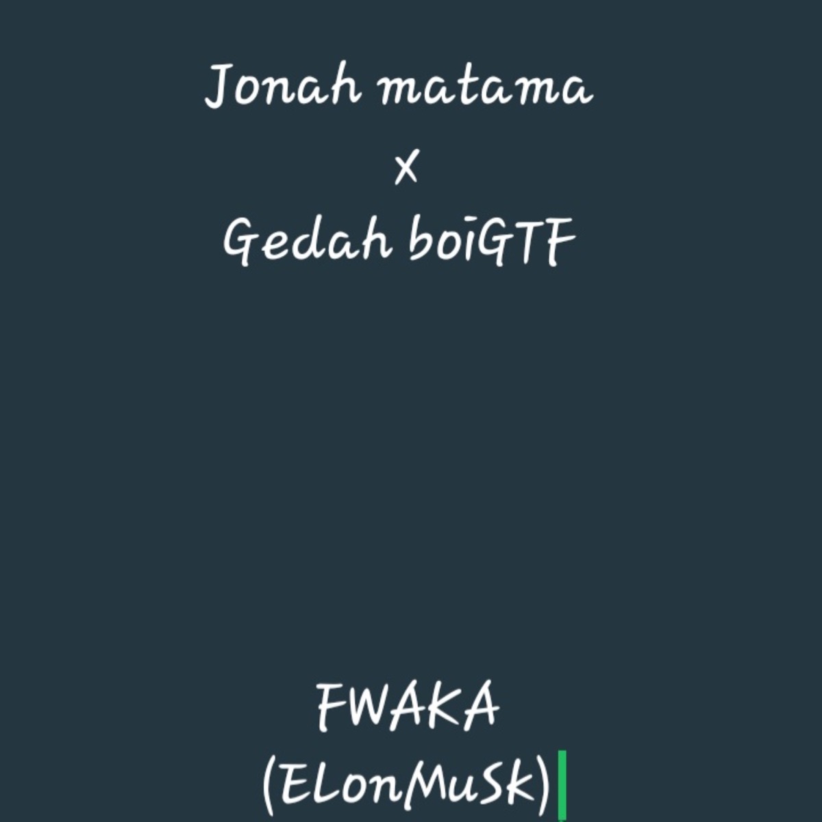 Elonmusk - Single by Jonah matama, Offtomars & Gedah boi Gtf album cover