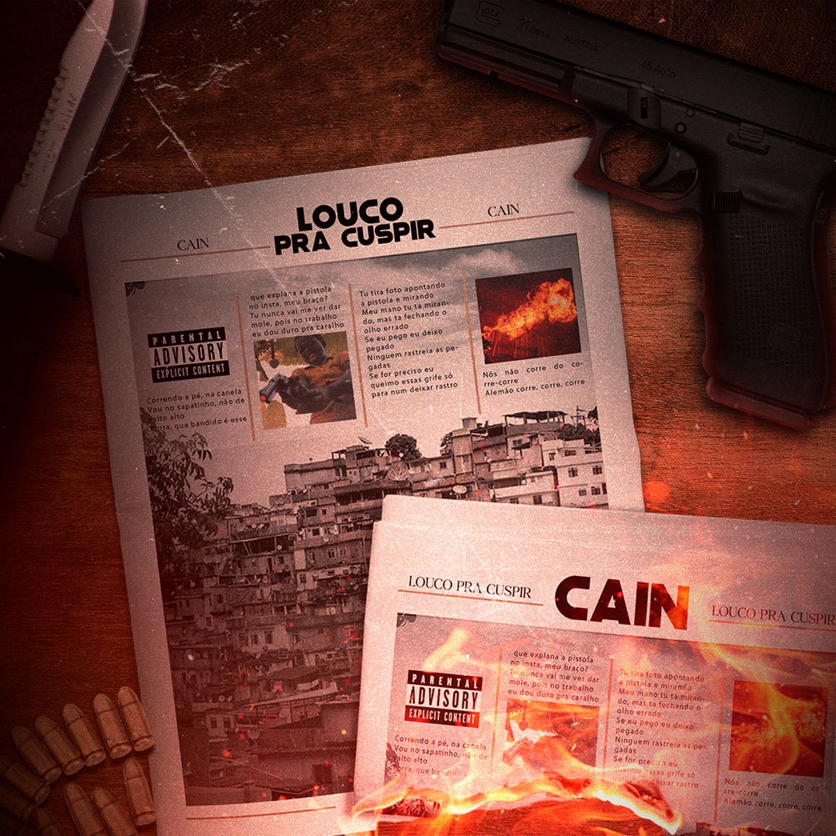 Louco Pra Cuspir - Single by CAÍN album cover
