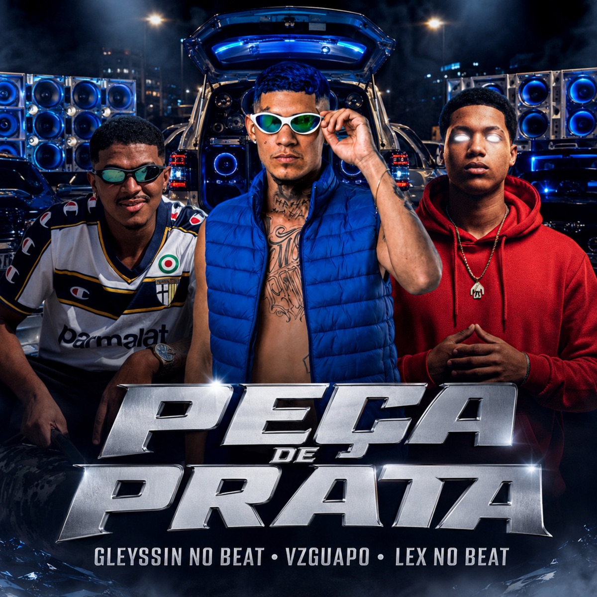 PEÇA DE PRATA - Single by Gleyssin No Beat, Vzguapo & Lex No Beat album cover