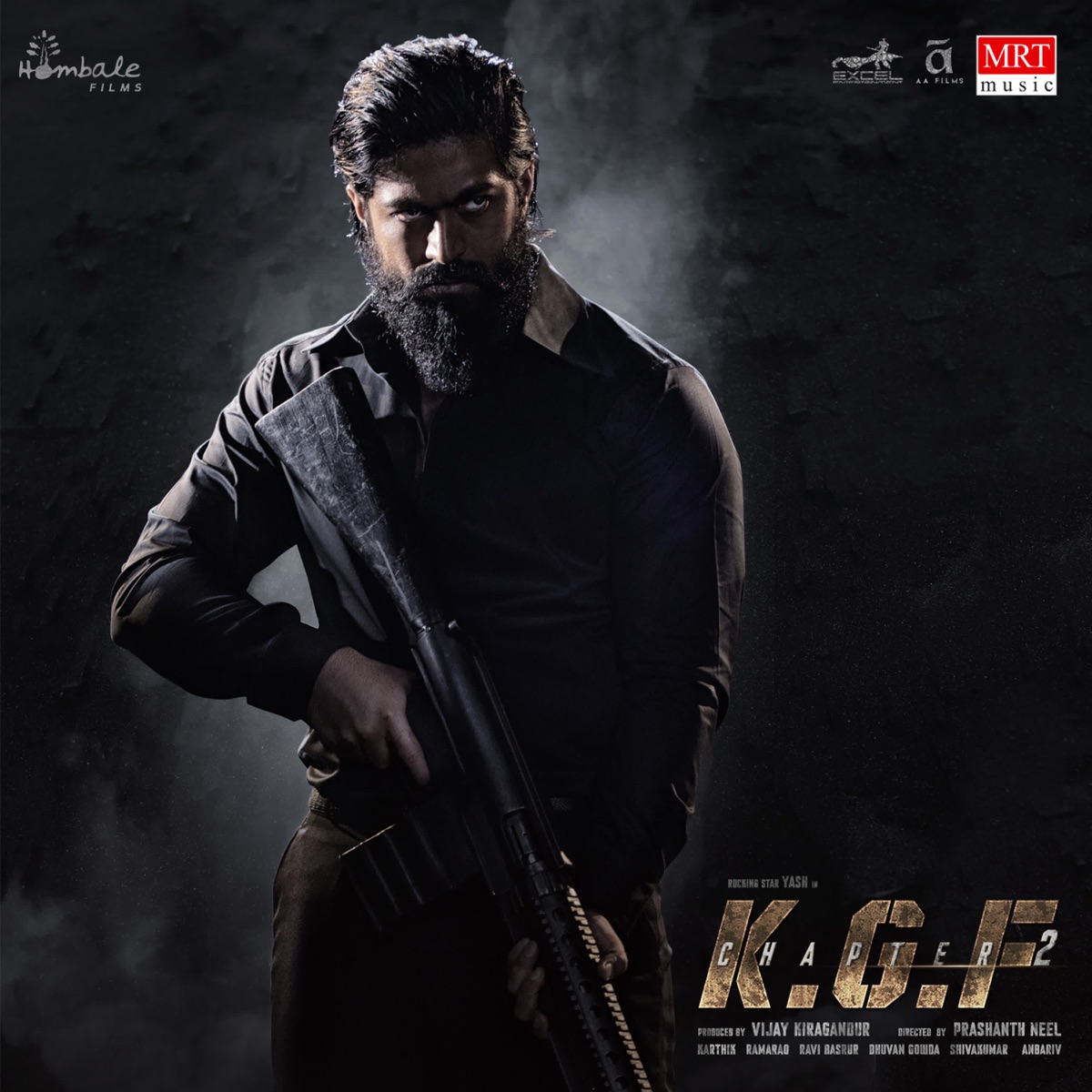 Kgf Chapter 2 (Original Motion Picture Soundtrack) - EP by Ravi Basrur, Shabbir Ahmed & Deepak V. Bharti album cover