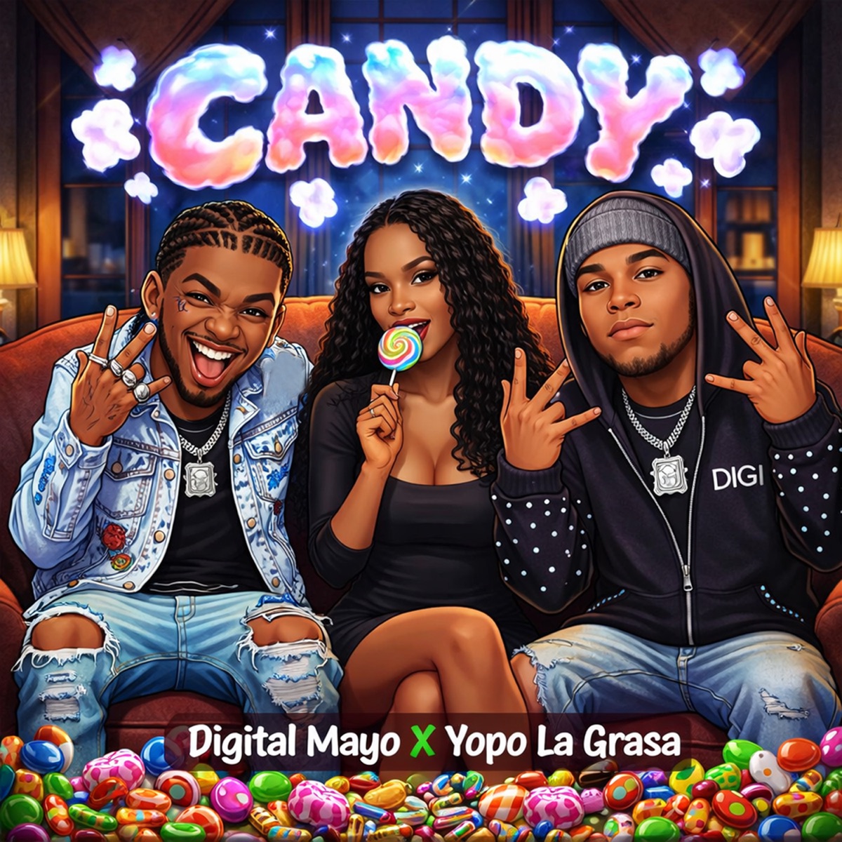 Candy - Single by Digital Mayo & Yopo La Grasa album cover