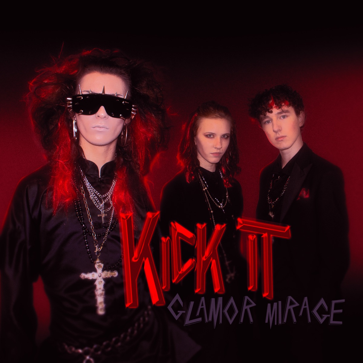 Kick It - Single by Glamor Mirage album cover