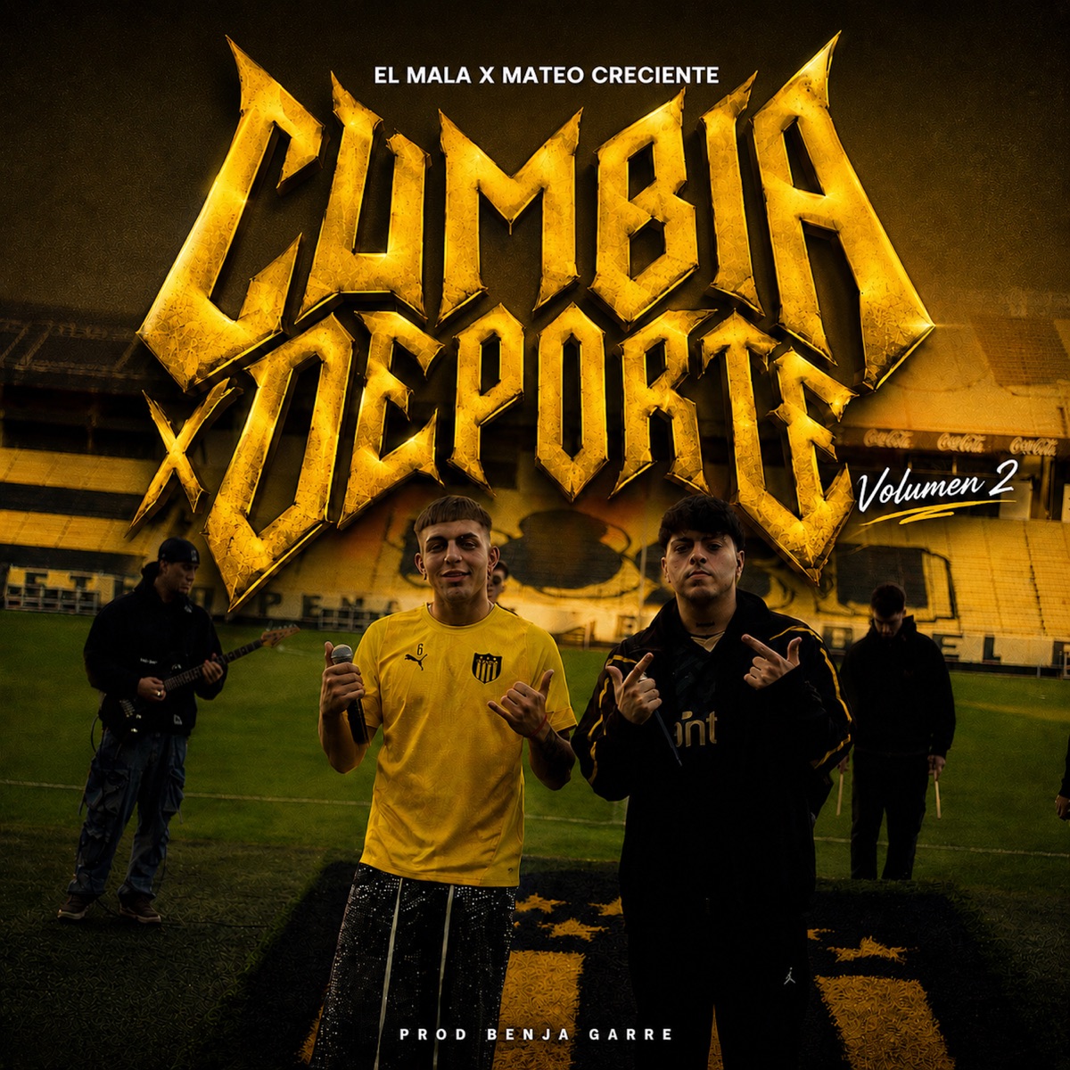 Cumbia por Deporte Vol.2 - Single by El Mala, Mateo Creciente & Benja Garre album cover