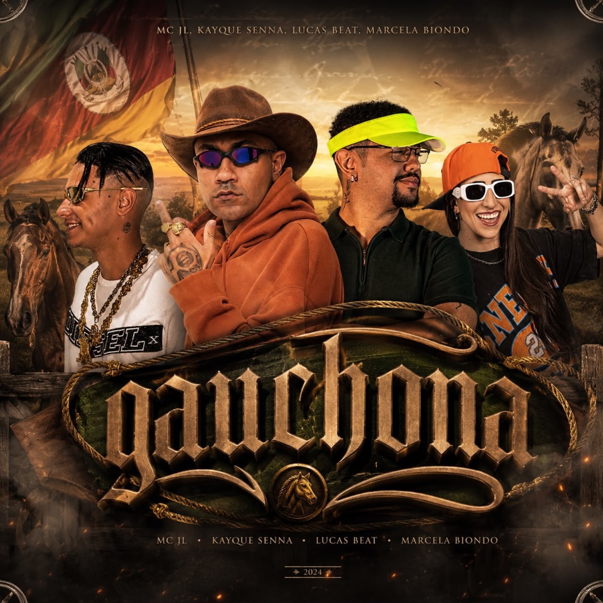 GAUCHONA - Single by Lucas Hits, DJ Kayque Senna, DJ MARCELA BIONDO & Mc JL album cover