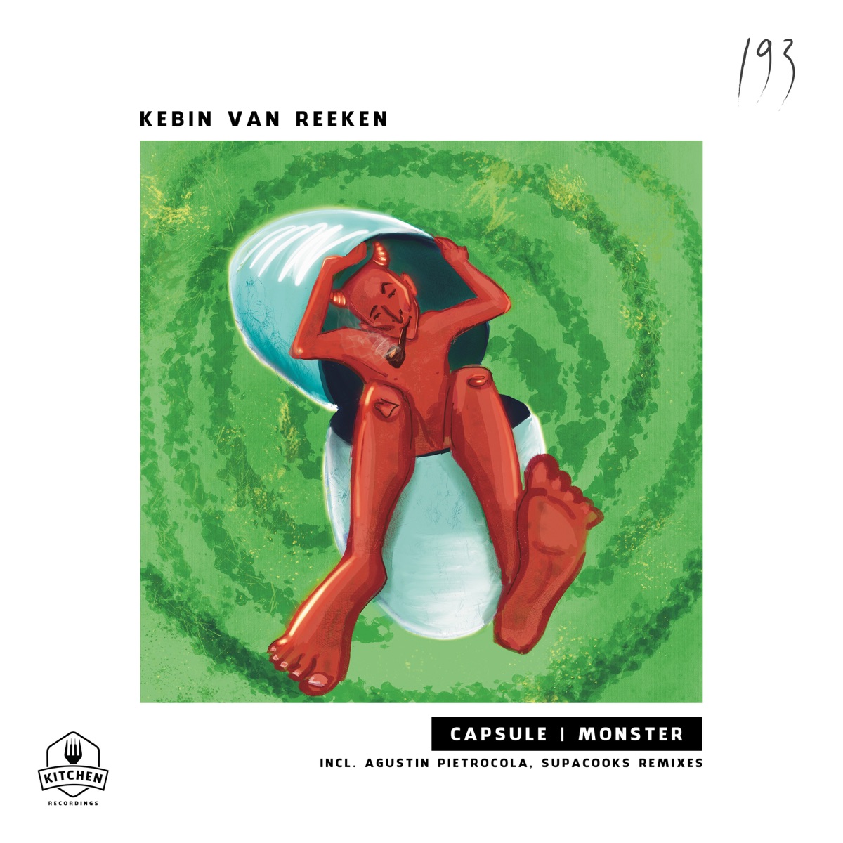Capsule  Monster - EP by Kebin van Reeken, Supacooks & Agustin Pietrocola album cover