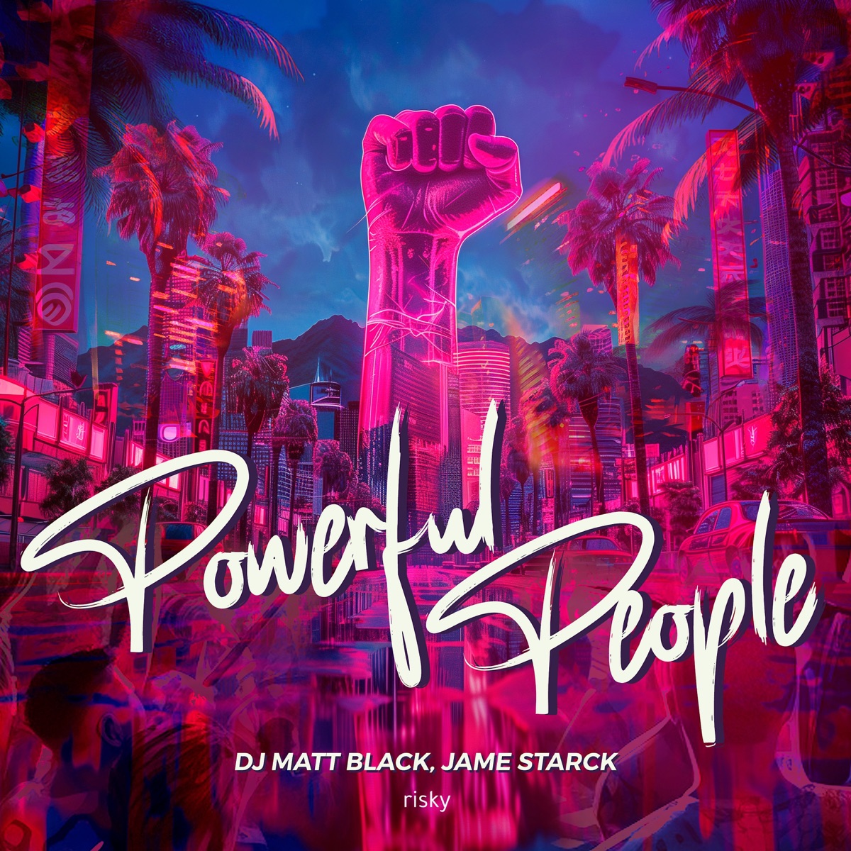 Powerful People - Single by Dj Matt Black & Jame Starck album cover