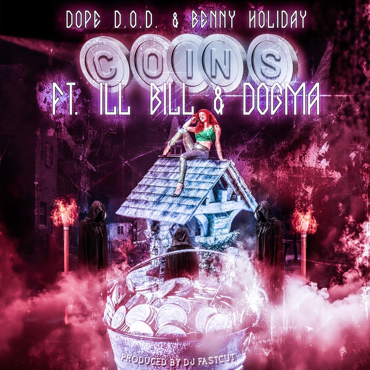 Coins - Single by Dope D.O.D., Benny Holiday, DOGMA & Dj Fastcut album cover