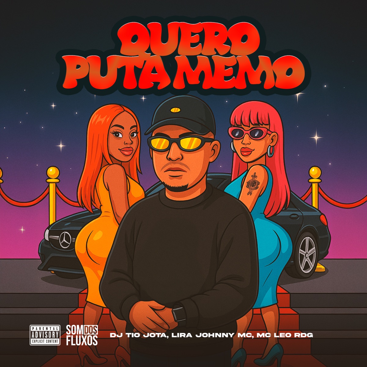 Quero Puta Memo - Single by DJ Tio Jota, Lira Johnny Mc & Mc Leo RDG album cover