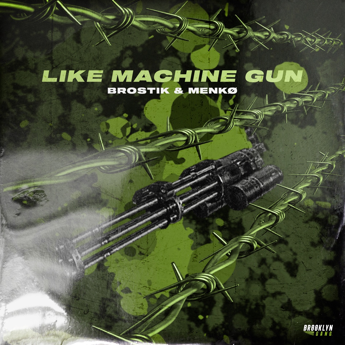 Like Machine Gun - Single by Brostik & menkø album cover