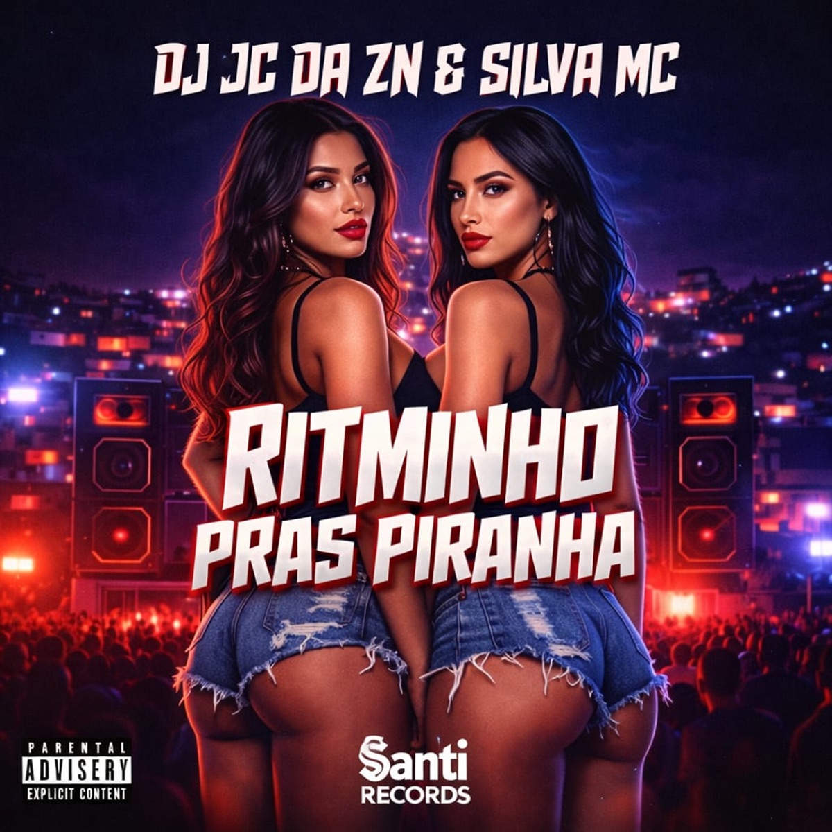 Ritminho Pras Piranha - Single by DJ JC DA ZN & Silva Mc album cover