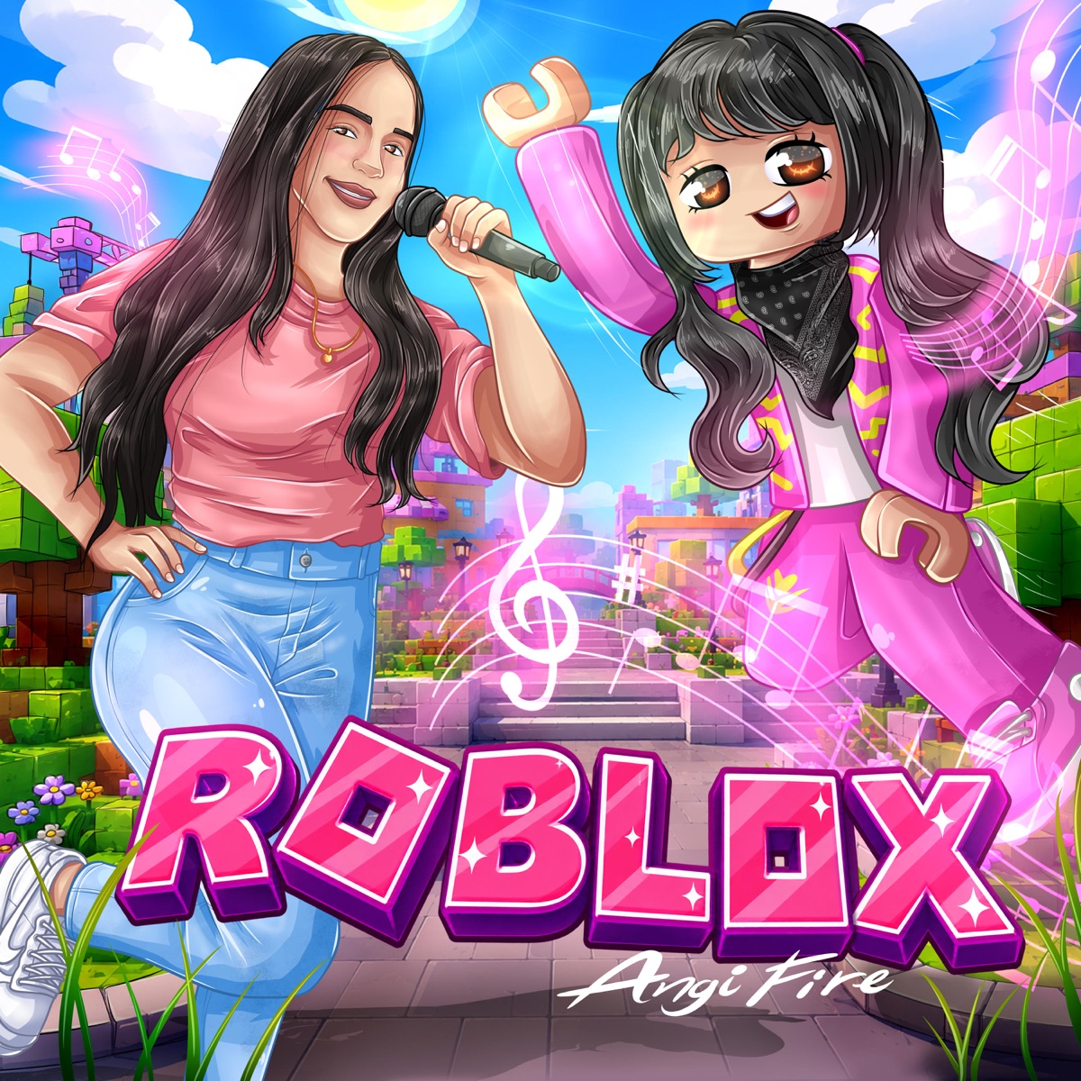 Roblox - Single by Angi Fire album cover