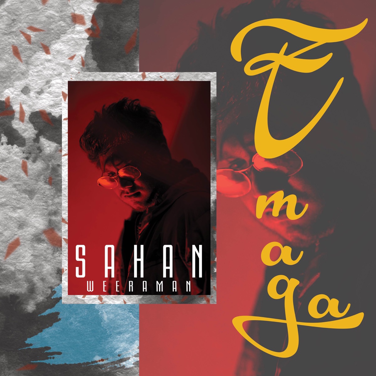 E Maga (feat. Tharuka Gunarathne) - Single by Sahan Weeraman album cover