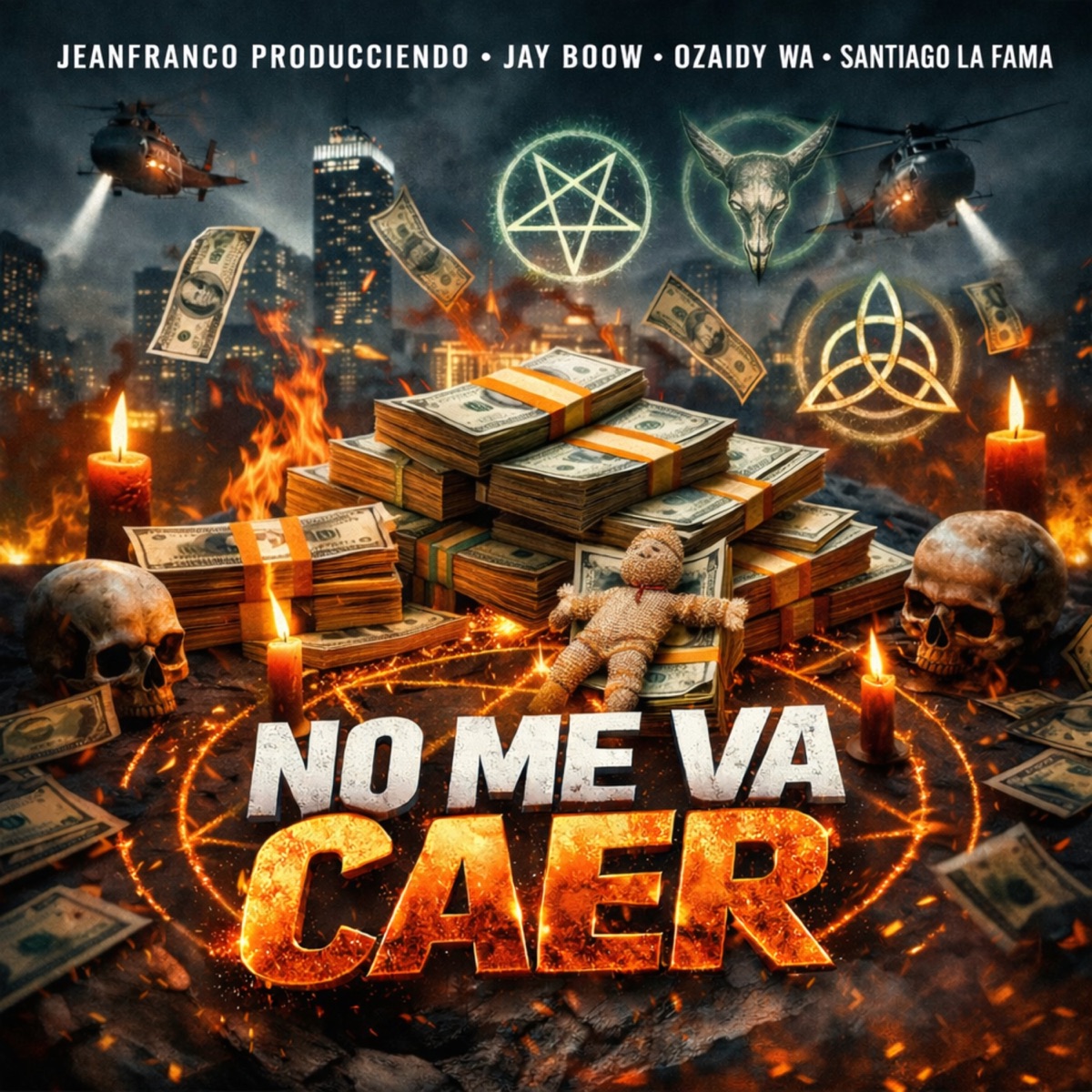 No Me Va Caer (feat. Ozaidy Wa & Jay Boow & Santiago La Fama) - Single by JeanFranco Producciendo album cover
