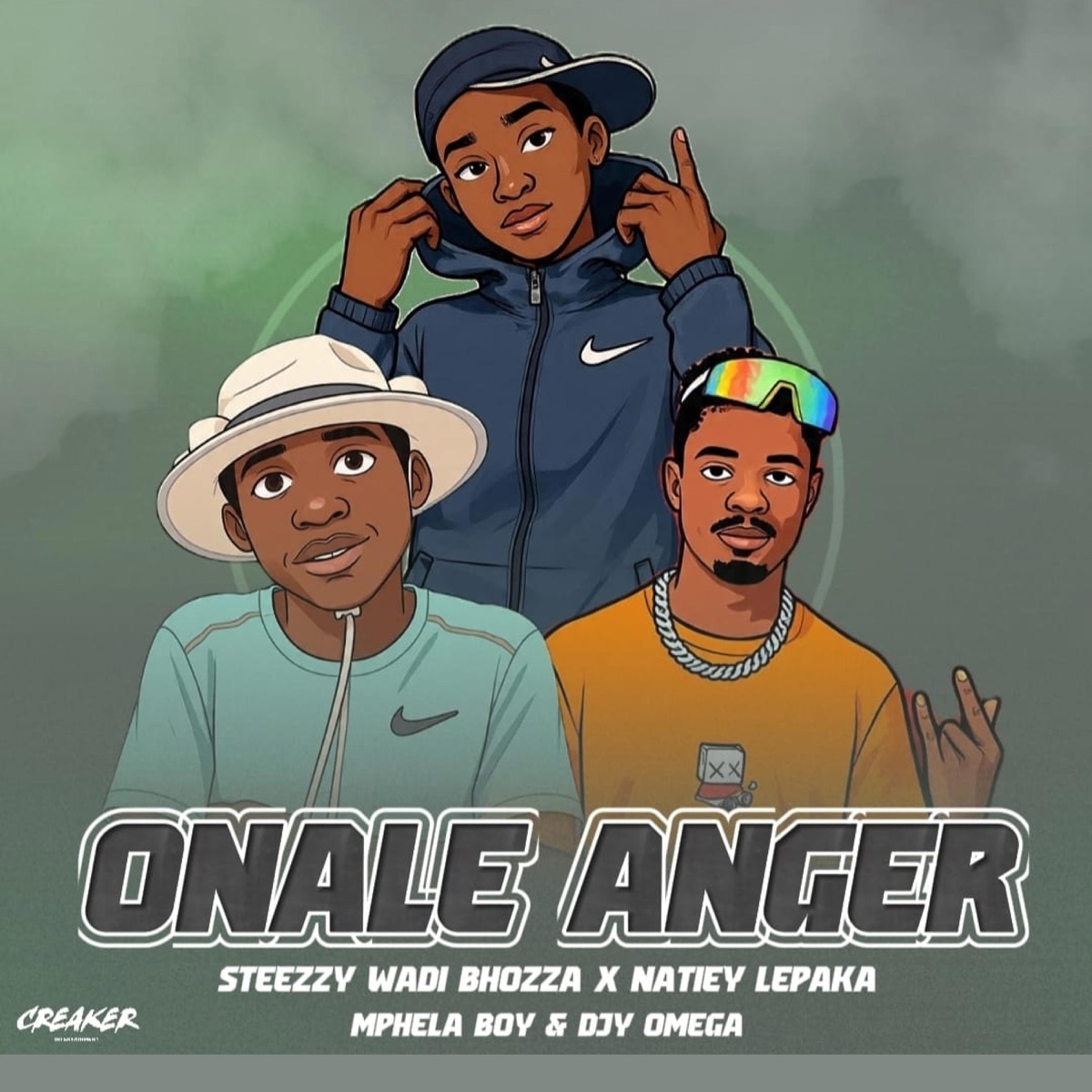 Onale Anger (feat. Natiey Lepaka, Mphela Boy & Djy Omega) [Extended] - Single by SteeZzy Wadi Bhozza album cover