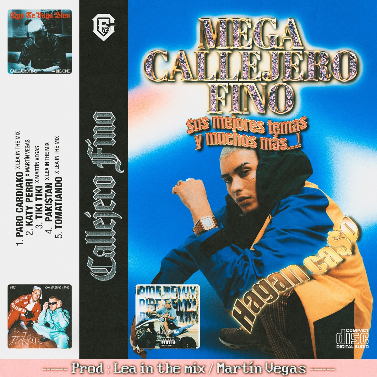 MEGA CALLEJERO FINO - EP by Callejero Fino album cover