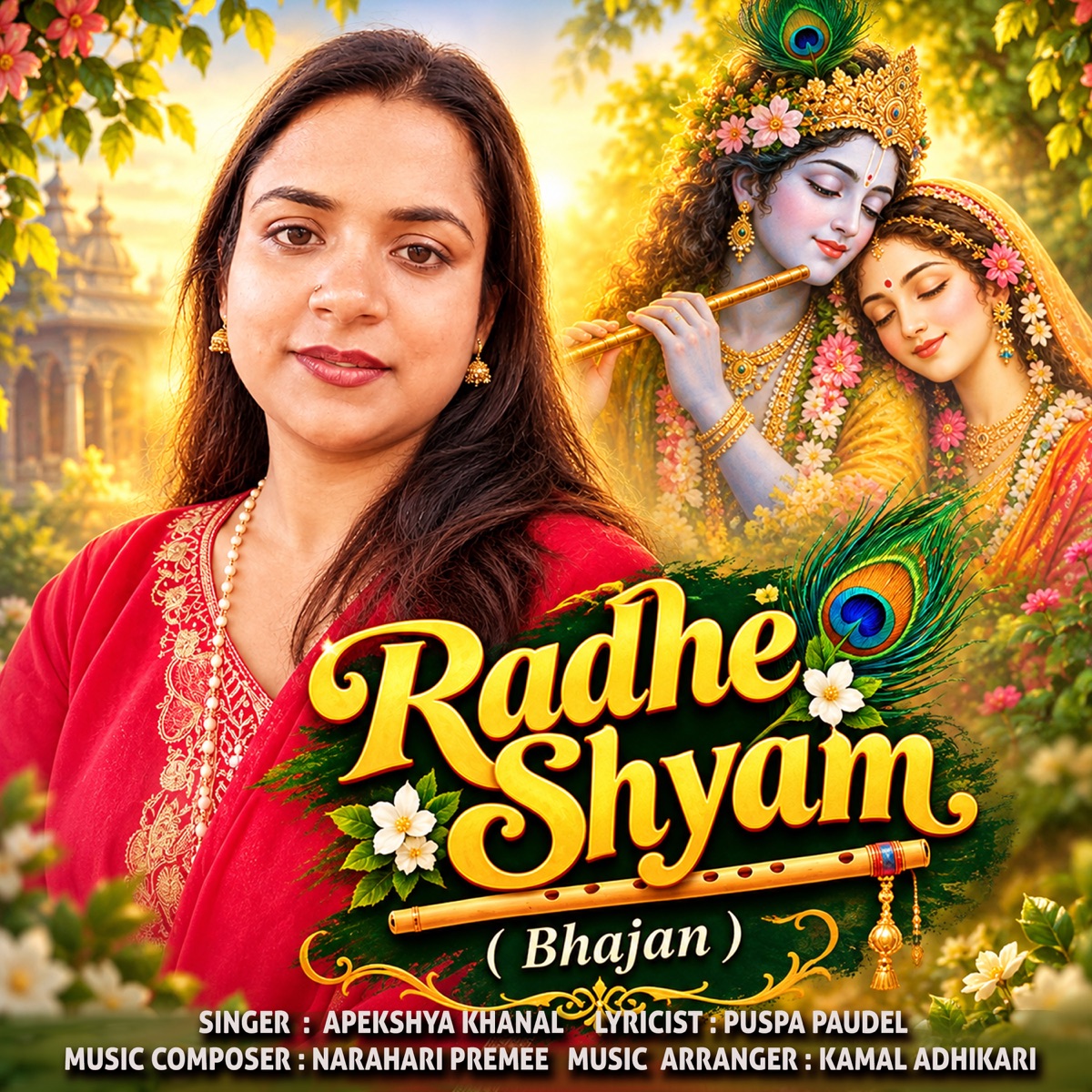 Radhe Shyam (Bhajan) [feat. Apekshya Khanal] - Single by Narahari Premee Upadhyay album cover