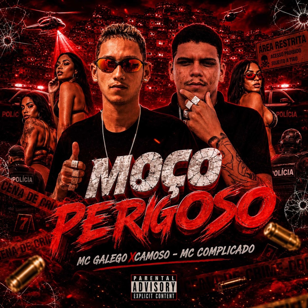 Moço Perigoso (feat. REAL DAYA) - Single by Mc Complicado & MC Galego Xcamoso album cover