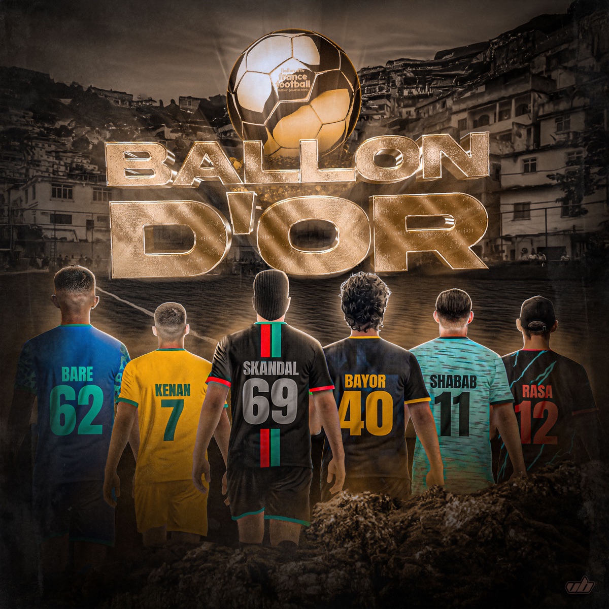 BALLON D'OR (feat. Skandal, Bayor & Kenan) - Single by BARÉ, Shabab & Rasa album cover