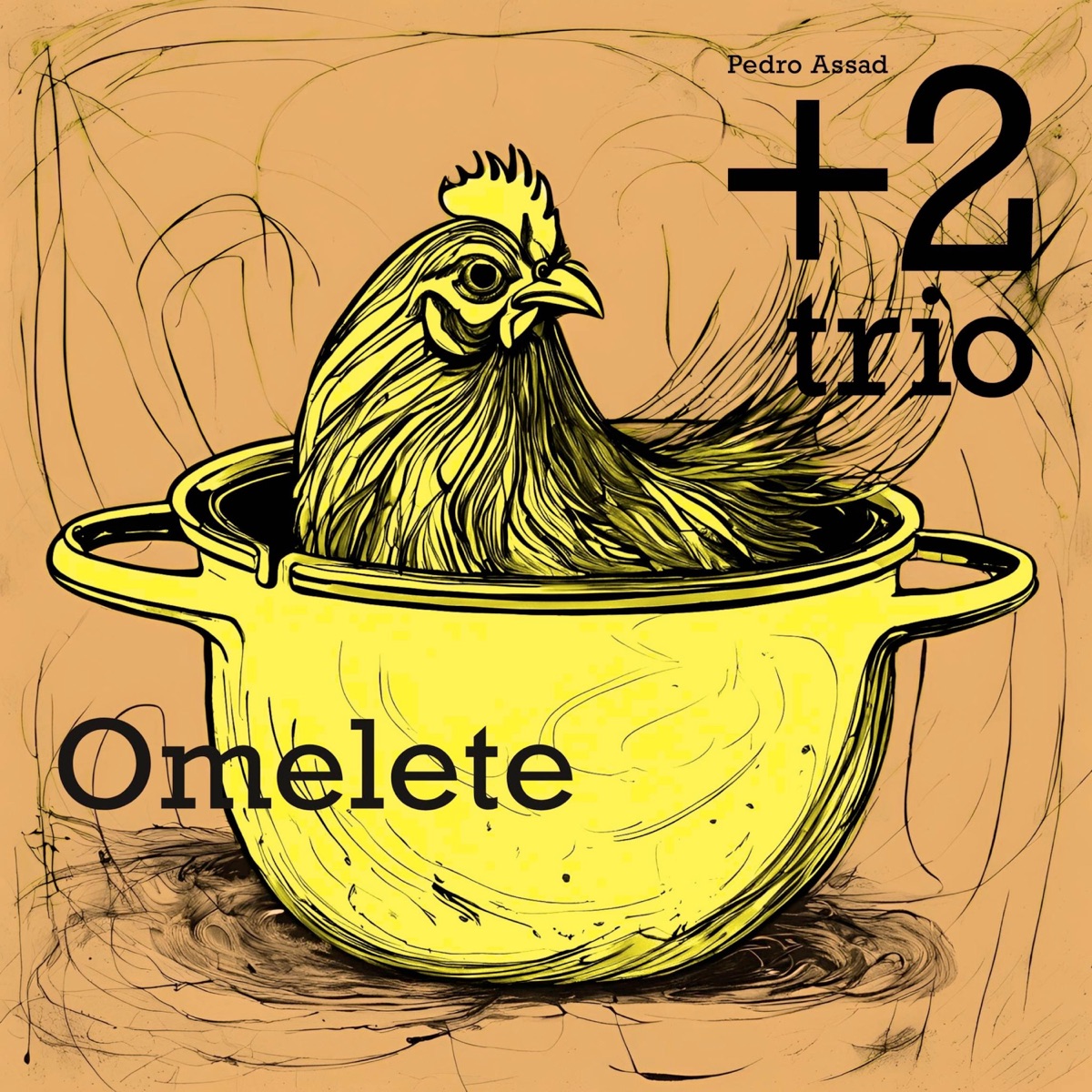 Omelete - Single by Pedro Assad & +2 trio album cover