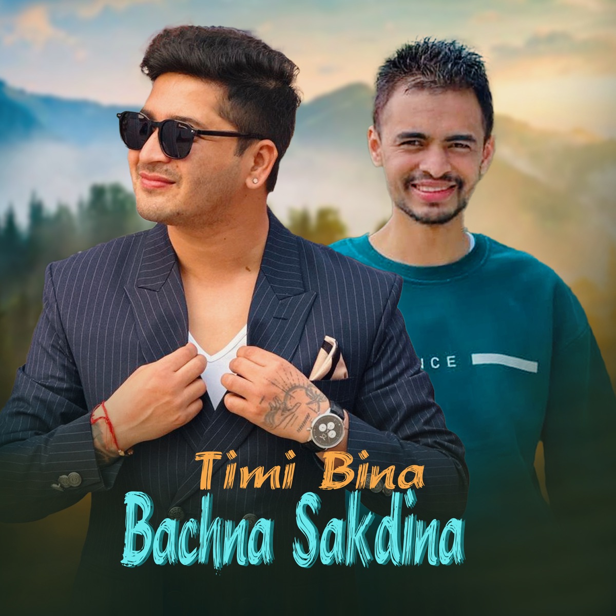 Timi Bina Bachna Sakdina - Single by Mukesh Subedi & Pratap Das album cover