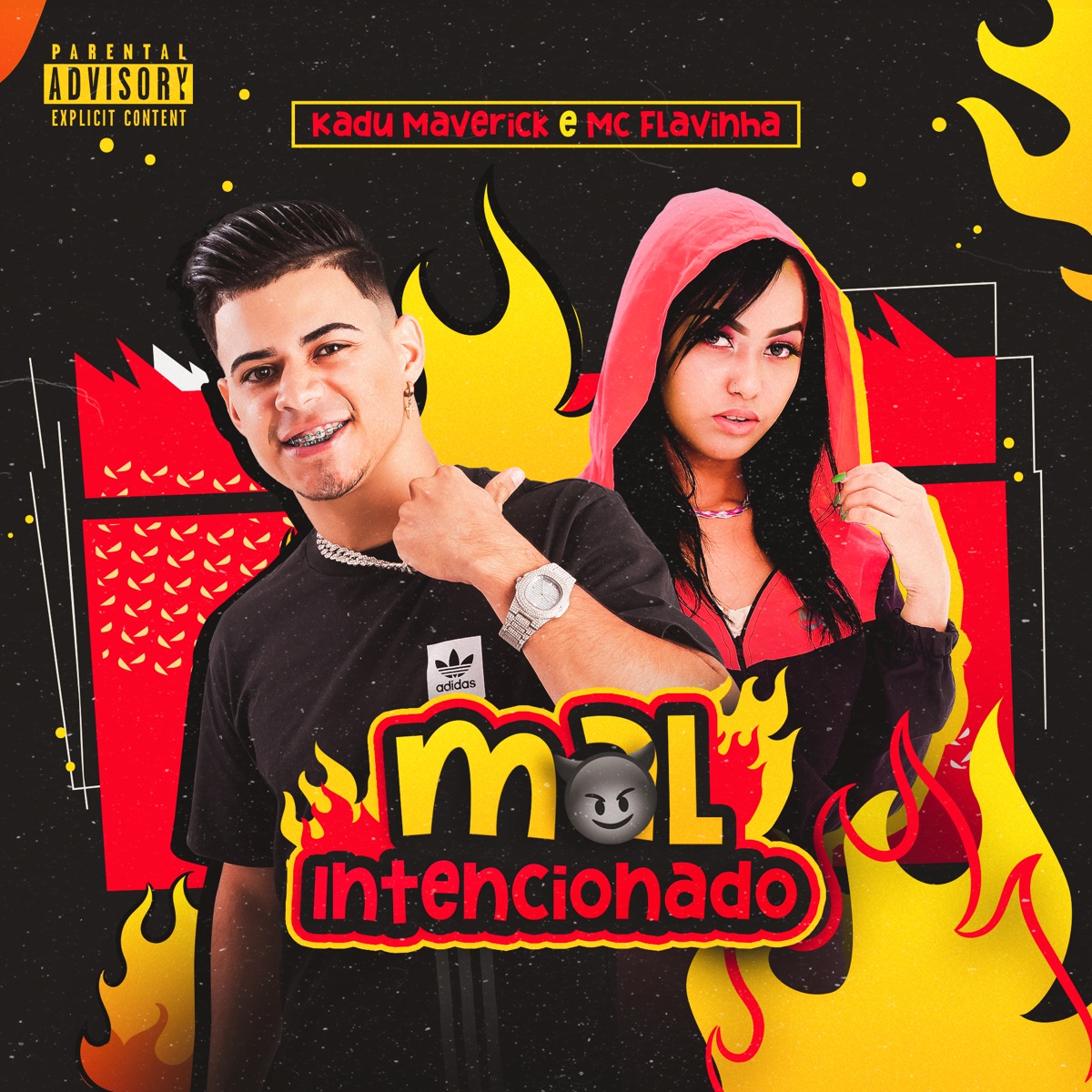 Mal Intencionado - Single by Kadu Maverick & MC Flavinha album cover