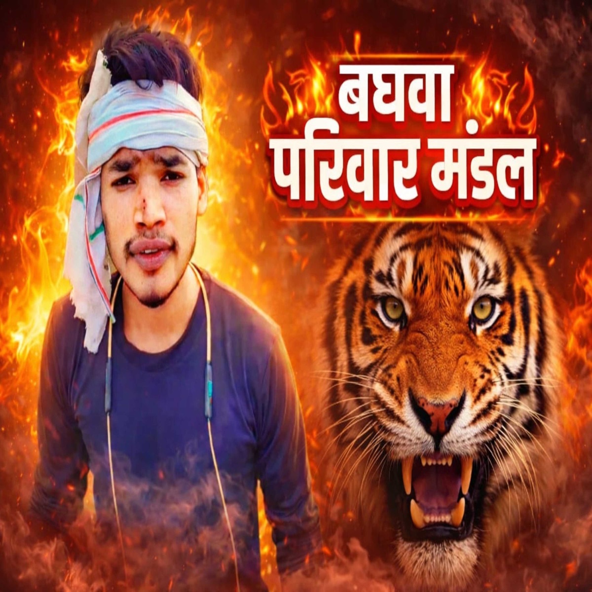 Baghawa Pariwar Mandal - Single by Monu Mandal, Amit Kumar & Vikram Suriya album cover