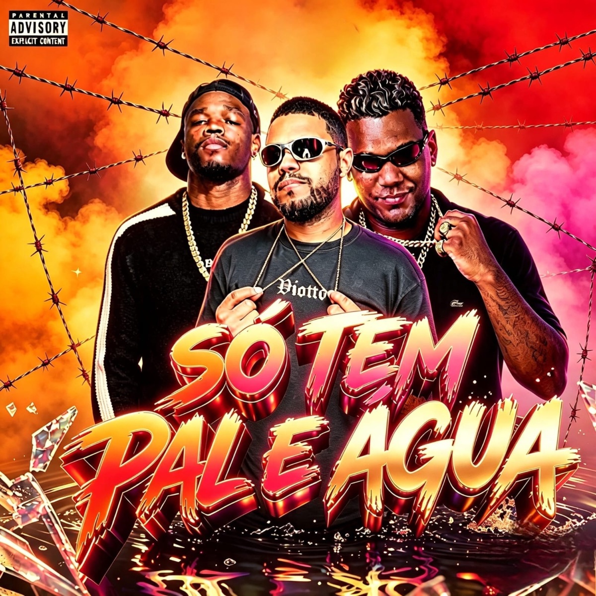 Só Tem Pau e Água - Single by MC TOTTI, Mano Zk & Danado do Recife album cover