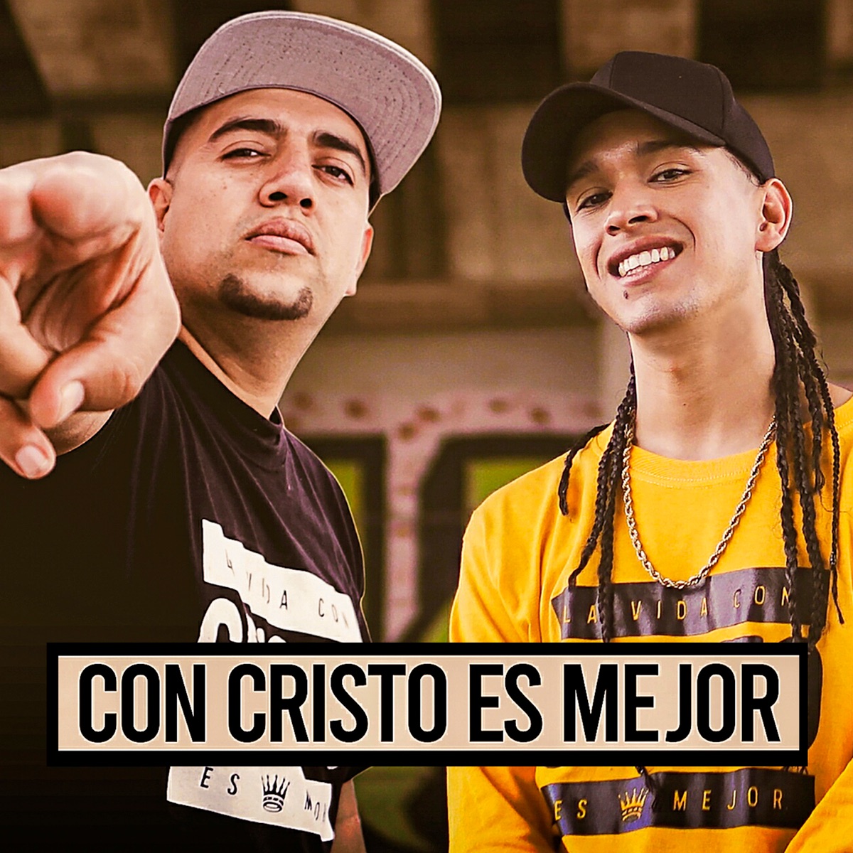 Con Cristo Es Mejor - Single by Apostoles del Rap & G Low album cover