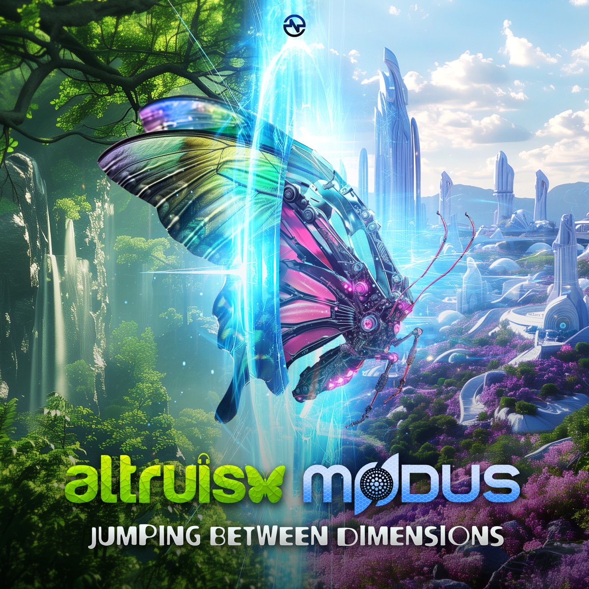 Jumping Between Dimensions - Single by Altruism & Modus album cover