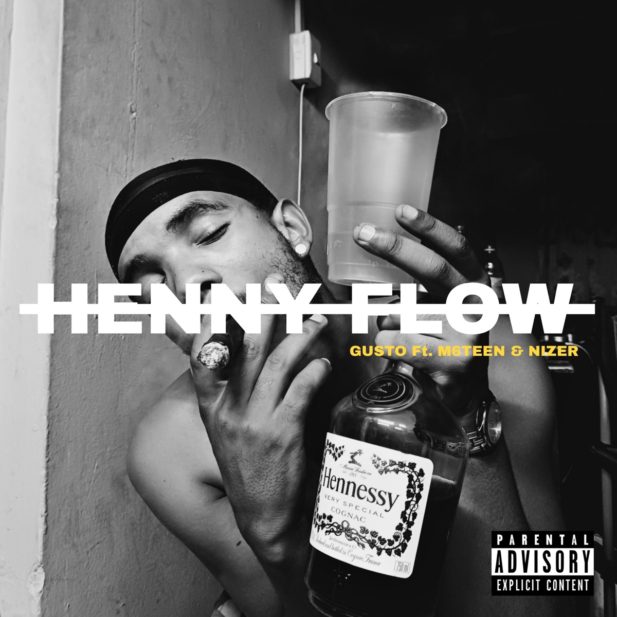 Henny Flow (feat. M6Teen & Nizer) - Single by Gusto album cover