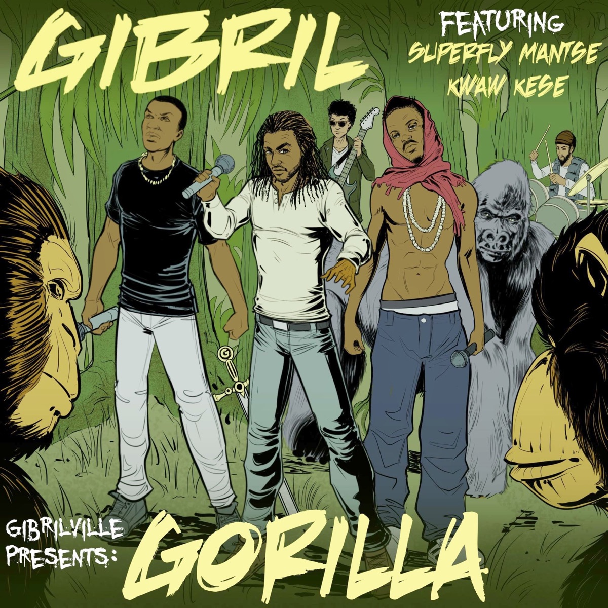 Gorilla (feat. superfly mantse & kwaw kese) [Remix] - Single by Gibrilville album cover