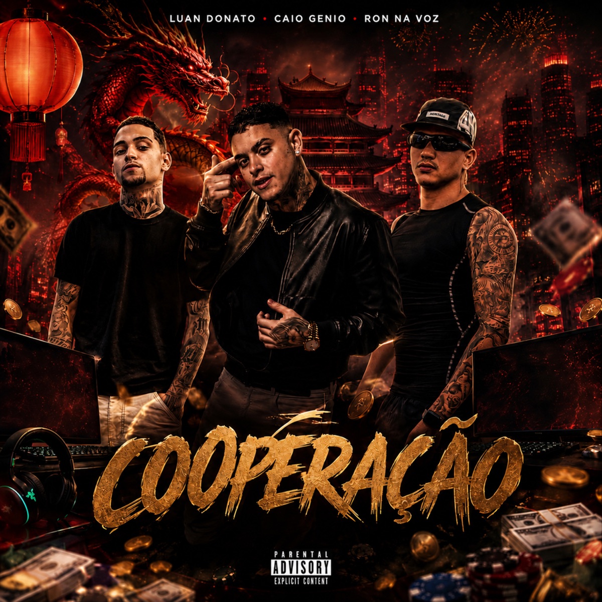 Cooperação - Single by Luan Donato, CAIO O GÊNIO & Ron Na Voz album cover