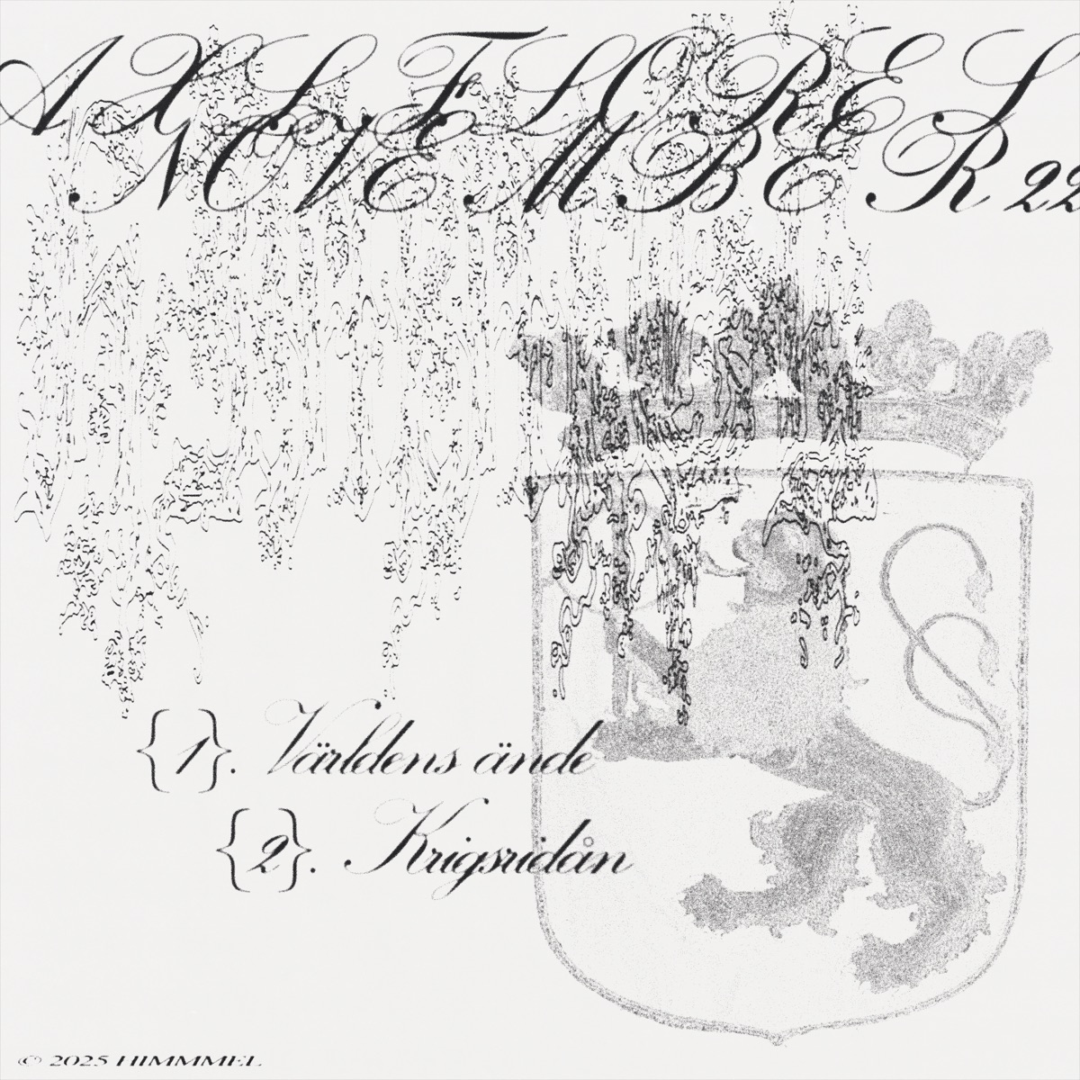 världens ände / krigsridån - Single by november22 & Axl Flores album cover